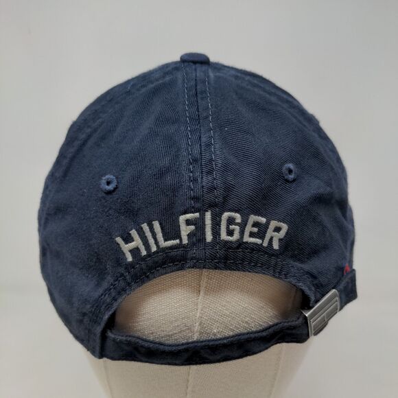 Tommy Hilfiger Men's Slideback Hat Blue Size OS Embroidered Logo Cotton - Picture 5 of 8
